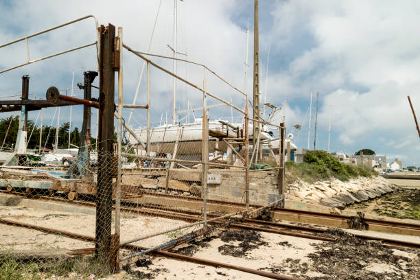 istock Boat Yard in Brittany, France 1152474495
