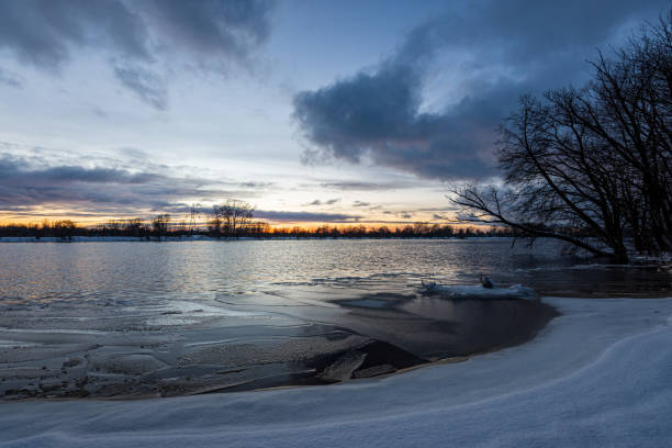 istock frozen river in winter countryside 1152476555