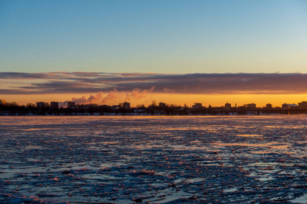 istock frozen river in winter countryside 1152476566