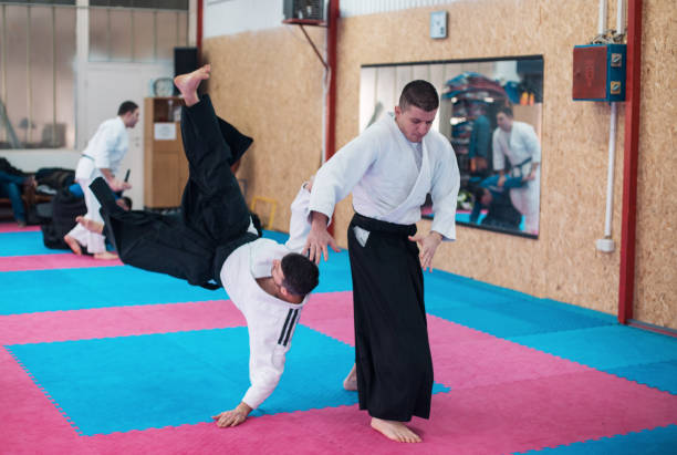 istock Group of fighters in a gym 1152477713