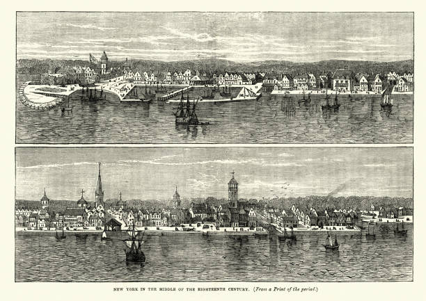 istock Cityscape of Nerw York in the mid 18th Century 1152482693