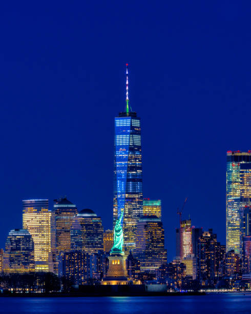 istock Lady Liberty view of Lower Manhattan 1152485519