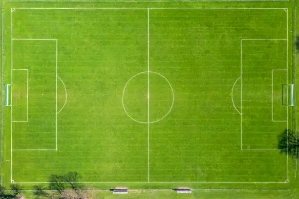 Photo of Aerial View of Soccer Field