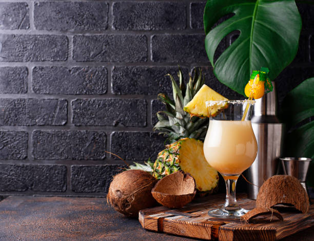 istock Pina colada. Traditional Caribbean cocktail 1152492276