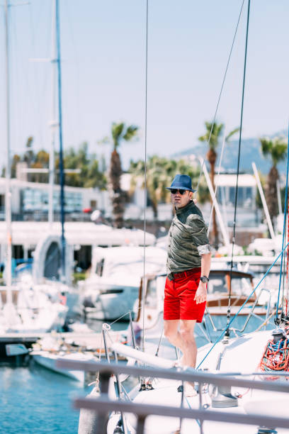 istock Urban Young Man on Yacht 1152493089