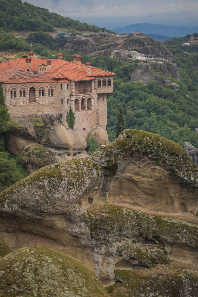 istock Panorama of Varlaam Monastery on a cloudy day 1152496952
