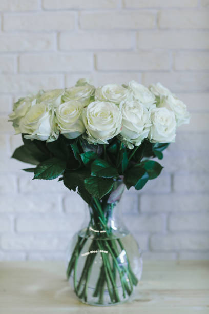 istock A bouquet of large white roses close up 1152498951