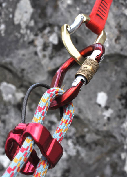 istock Climbing Equipment and Carabiner 1152500154