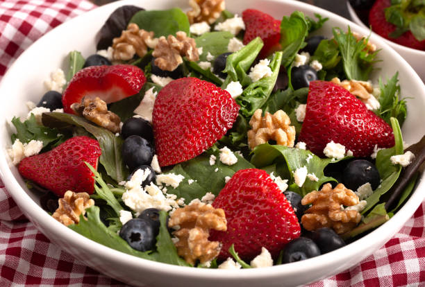 istock A Bright Garden Salad with Fresh Fruit and Walnuts 1152500181