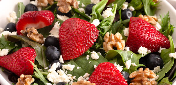 istock A Bright Garden Salad with Fresh Fruit and Walnuts 1152501101