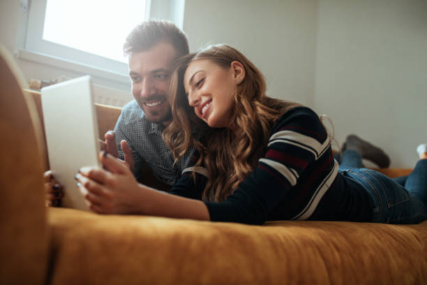 istock Weekend is for watching their favorite shows 1152502816