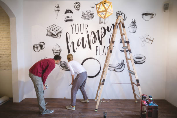 istock Couple of artists working together 1152508216