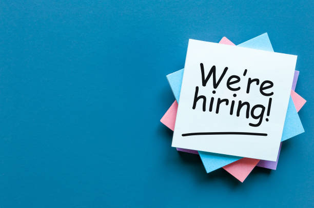 istock WE ARE HIRING CONCEPT ON bright background at new job place. Empty space for text 1152512848