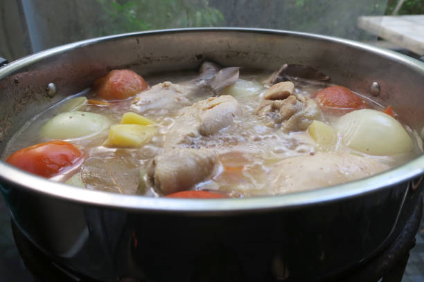 istock chicken soup in pot, bangkok, thailand 1152517423