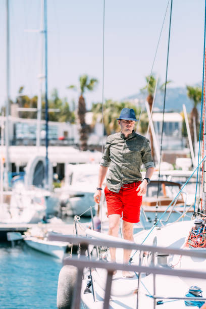 istock Urban Young Man on Yacht 1152525931