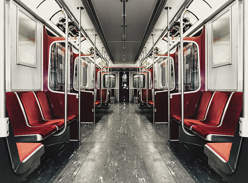 Subway Car interior photo