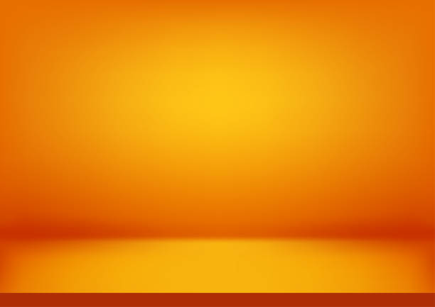 istock Luxury orange abstract background. Halloween layout design,studio,room. Business report with smooth circle gradient color. Vector illustration 1152532286