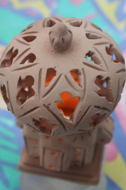 istock Ceramic lampshade for candles  Middle Eastern handicraft 1152532795