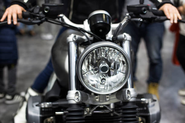 Motorcycle handle, Front brake, Details of the motorcycle front.
