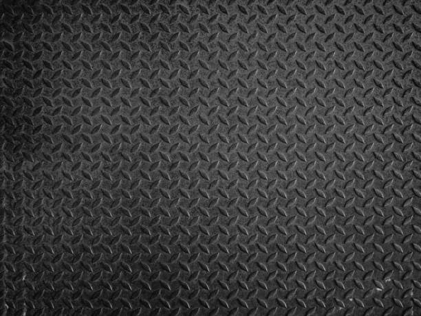 istock Metal floor plate texture and background 1152540364