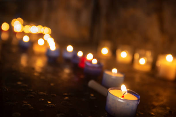 istock Rocamadour, France.  Candles 1152541392