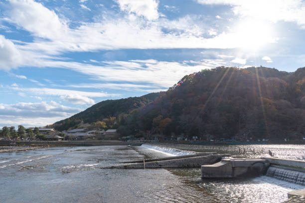 istock Arashiyama Togetsu-kyo bridge area 1152543729