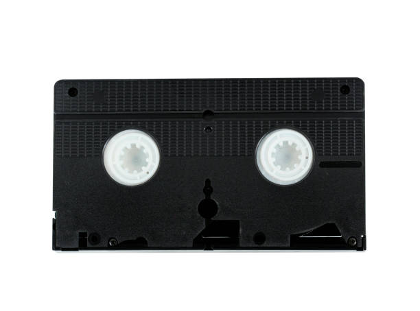 istock old video tape cassette, isolated on white 1152556066
