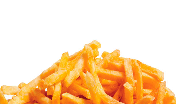 istock French fries close up on white 1152559711