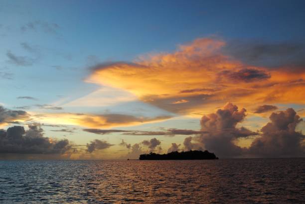 istock Sunset over Managaha Island 1152559845