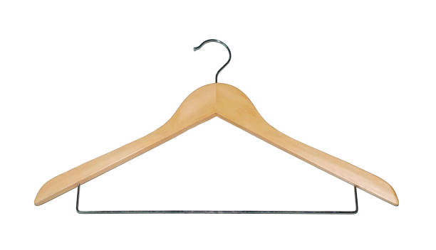 istock wooden hanger for clothes isolated on white background 1152565115