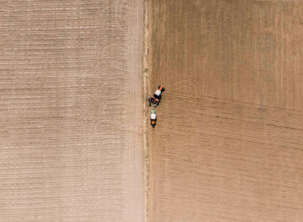 istock Aerial View Farmland 1152565119