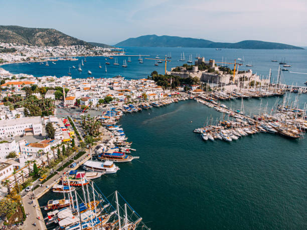 istock Aerial View Bodrum Castle at Turkey 1152565203