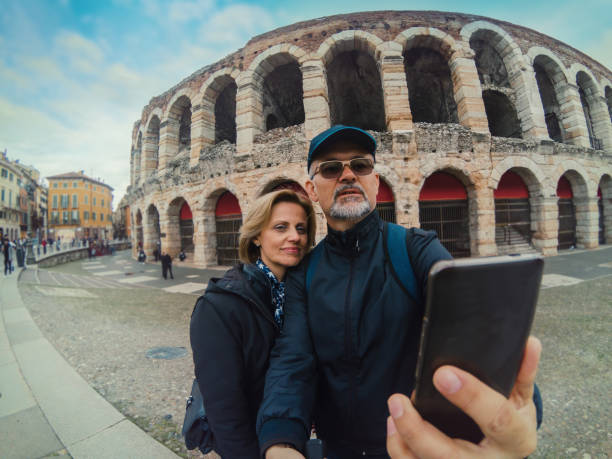 istock Happy couple making selfie 1152567122
