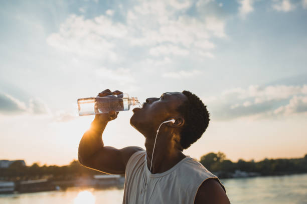 istock African American athlete resting after training outdoors 1152570536