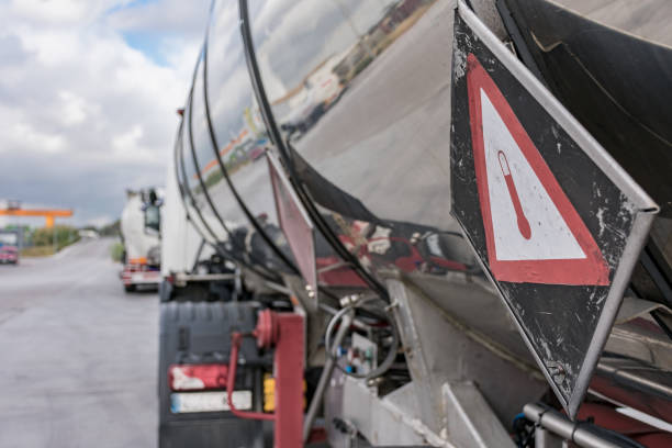istock Tanker truck dangerous goods 1152571882
