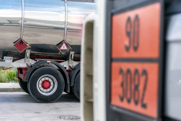 istock Tanker truck dangerous goods 1152571934