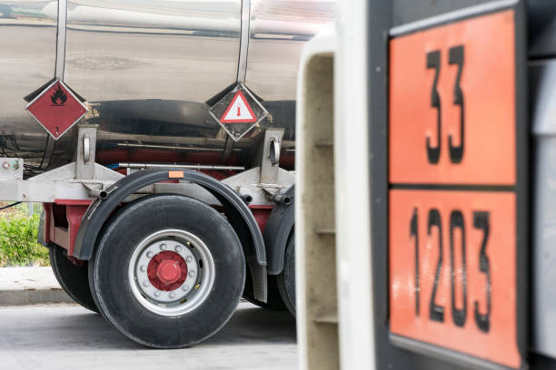 istock Tanker truck dangerous goods 1152571940