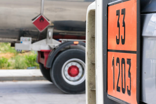 istock Tanker truck dangerous goods 1152572479