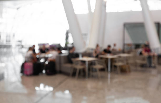 istock Blur modern airport terminal departure lounge 1152575119