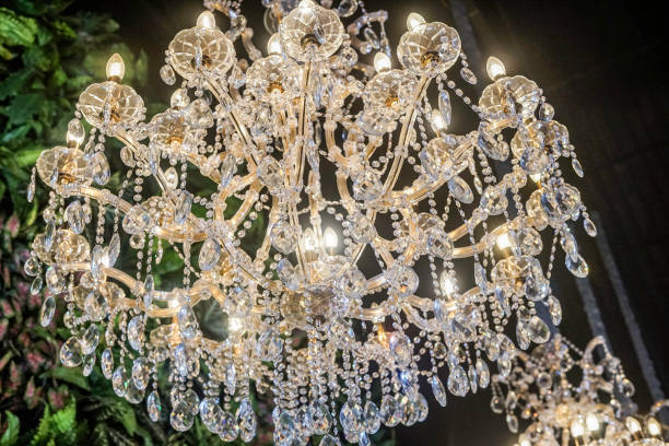 istock crystal chandelier in the room 1152583949