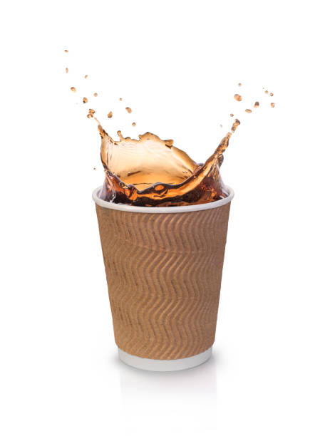 istock coffee paper cup with splash of coffee isolated 1152589039