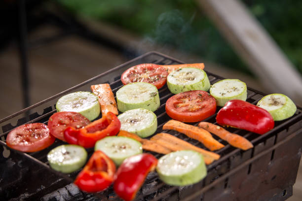 istock Barbecue picnic on a meadow 1152589171