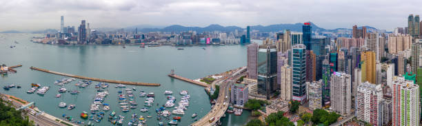 istock Hong Kong cityscape panorama 1152591390