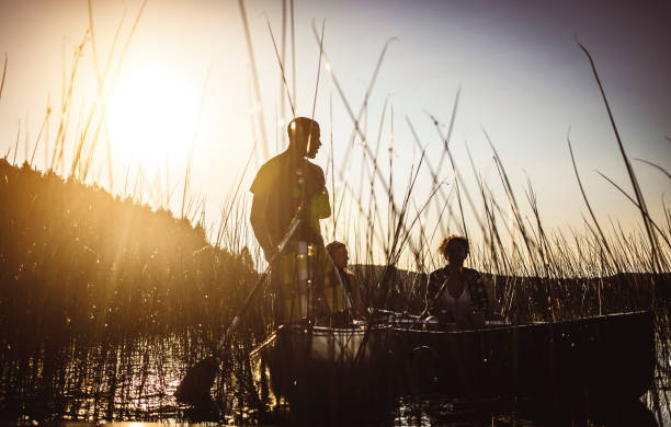 istock Friends Canoeing on The Lake 1152593746