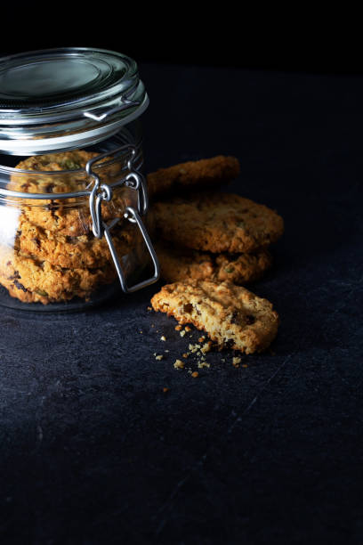 Cookies in a jar stock photo