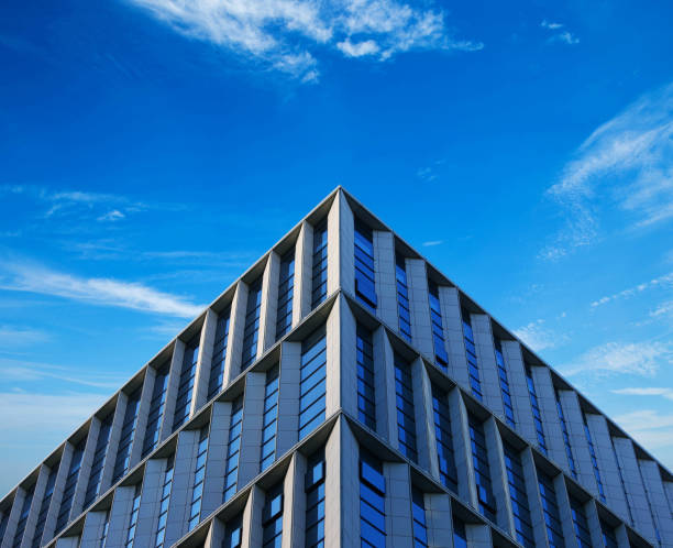 istock Office building in the blue sky 1152597071