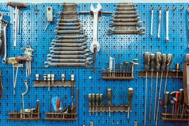ハンドツールのセット - mechanic auto mechanic wrench auto repair shop ストックフォトと画像