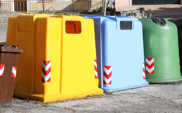 istock bins for the selective collection of waste 1152599640