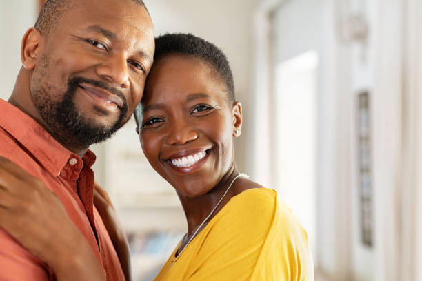 istock Loving mature couple looking at camera 1152601979