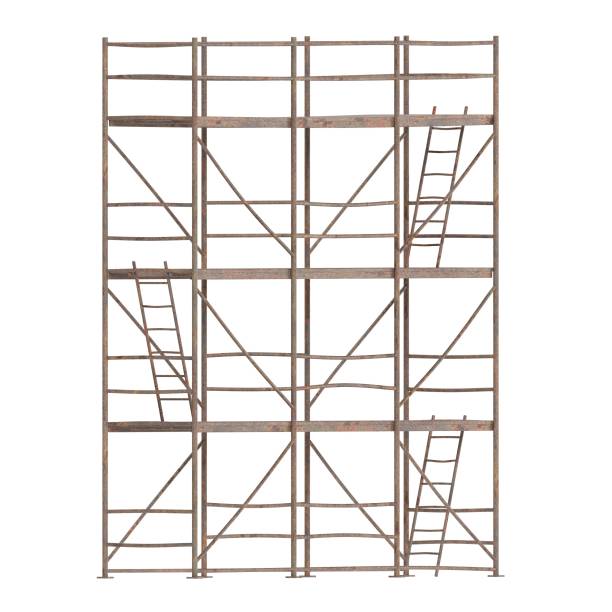 istock Realistic 3D Render of Metal Scaffolding 1152603064